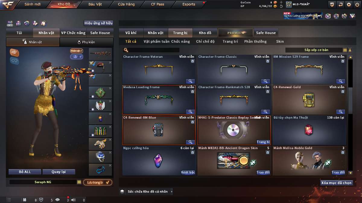 shop acc cf uy tin gia re